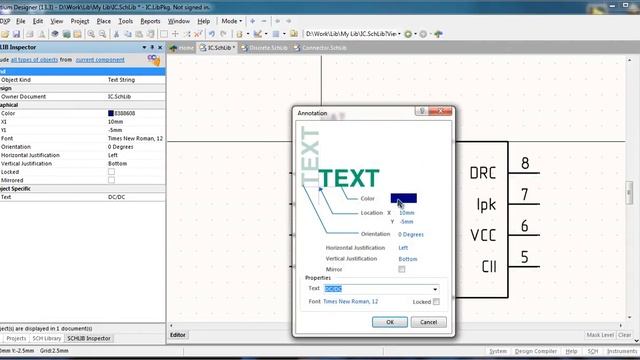 Меняем шрифт на GOST type B. Altium Designer 13.3 смотреть онлайн