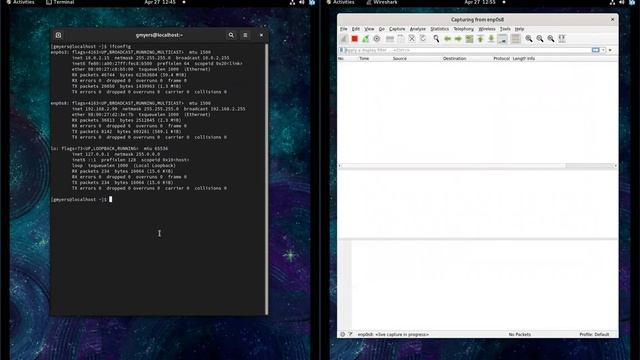 Oracle VM VirtualBox Manager (Centos VSFTP Wireshark) смотреть онлайн