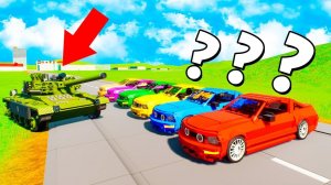 РУССКАЯ РУЛЕТКА! В КАКОЙ МАШИНЕ СПРЯТАЛАСЬ ЖЕРТВА? ЛЕГО ПРЯТКИ ОТ ТАНКА В БРИК РИГC (Brick Rigs)