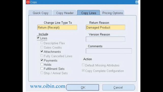 Oracle SCM Order Management RMA with Receipt Setups смотреть онлайн