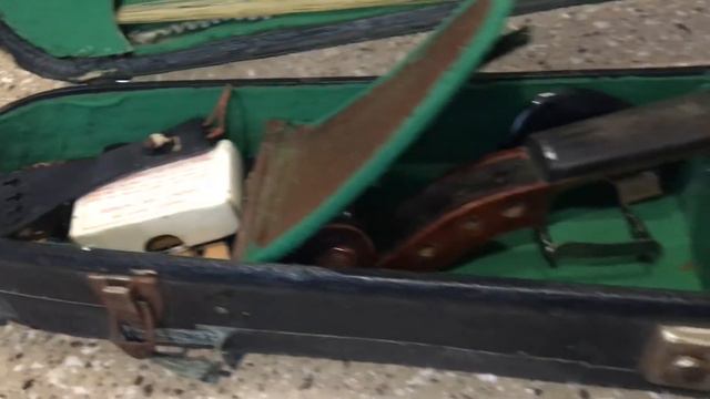Stainer Violin - First violin rebuild Jacobus Stainer copy #1 looking at the before смотреть онлайн