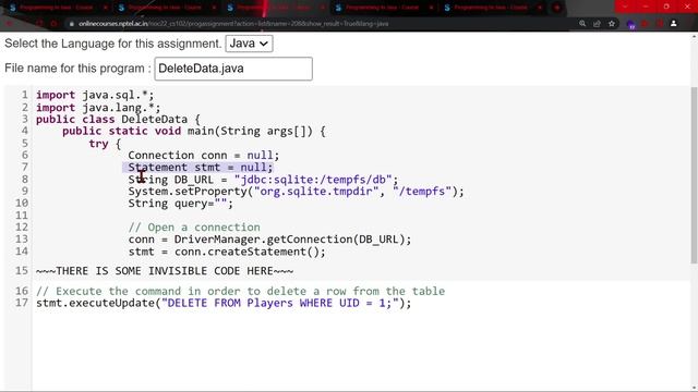 NPTEL Programming In Java WEEK 11 Programming Assignment Solutions | Swayam July 2022| IIT Kharagpu смотреть онлайн