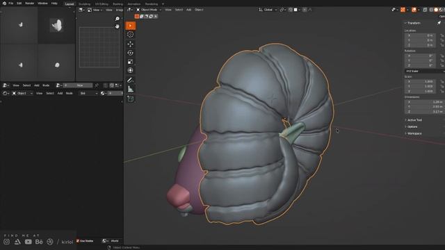 FROM THIS TO THAT: Goat speed sculpting - BLENDER смотреть онлайн