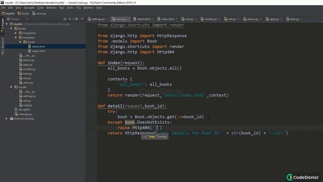 115. Raising a 404 Error in Django смотреть онлайн