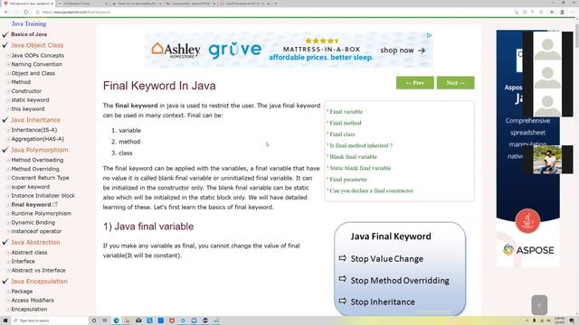 Java Basics/Java Environment set up.Java key words/Local instance and static variables Java operato смотреть онлайн