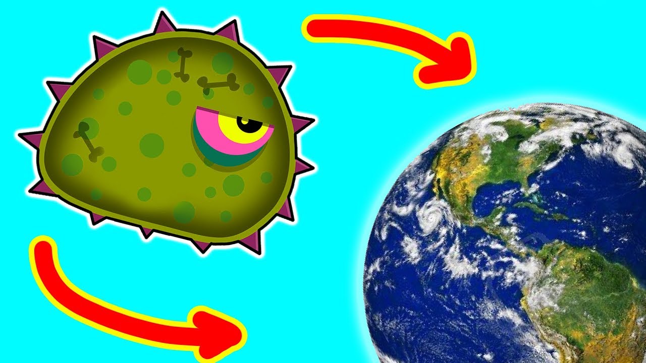 Суровый ЛИЗУН ГЛАЗАСТИК Возвращается на ЗЕМЛЮ! Игра Tales From Space Mutant Blobs Attack