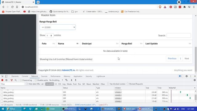 Laravel 8 From Zero Lets Gooo - pertemuan 10 (Custom Filter Datatable) PART 2 ?? смотреть онлайн