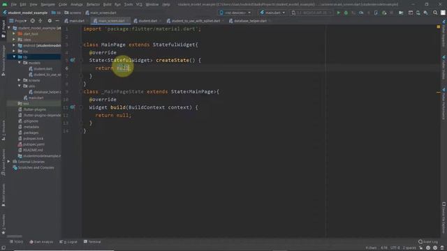 Building the void main and Scaffold by Flutter and Dart with SQLite (ex:student model example)part# смотреть онлайн