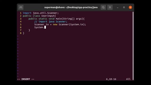 Java User Input смотреть онлайн