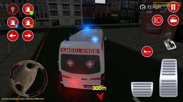 Ambulance Game Driving Simulator - Emergency Ambulance - Android GamePlay #3 смотреть онлайн