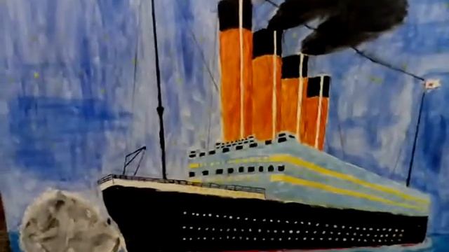 Как нарисовать ТИТАНИК НА ХОЛСТЕ своими руками смотреть онлайн