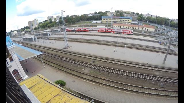 Таймлапс на ст. Вильнюс / Vilnius station timelapse смотреть онлайн