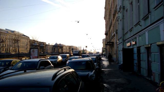 Saint Petersburg Fontanka river 4K HD video смотреть онлайн
