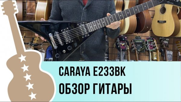Caraya E233BK обзор гитары