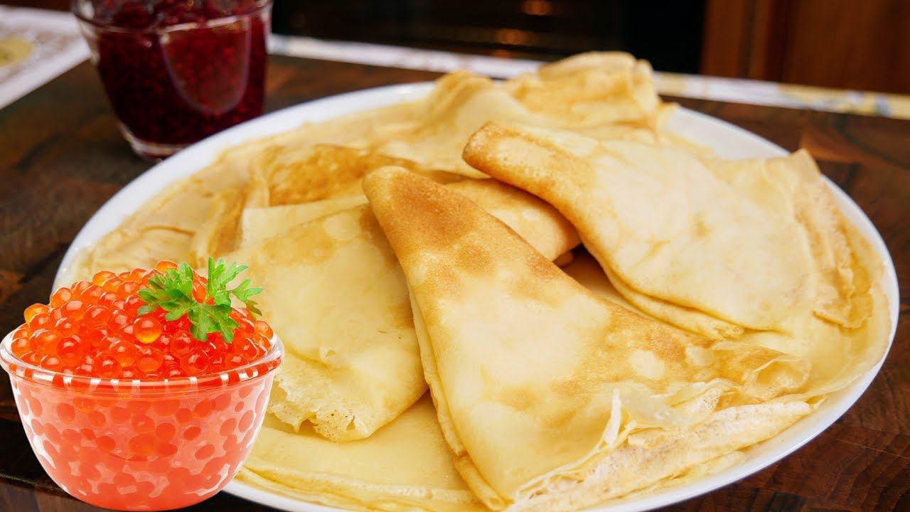 Масленица. Самые тонкие блины БЕЗ САХАРА И БЕЗ СОДЫ, цыганка готовит. смотреть онлайн