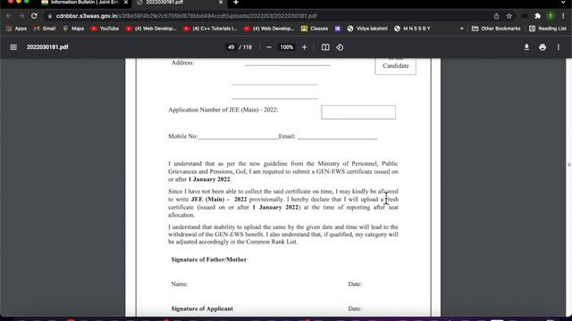 1 अप्रेल के बाद Ews ,Obc certificate बनवाना |Caste Certificate Related Doubt For Jee Main 2022 | смотреть онлайн