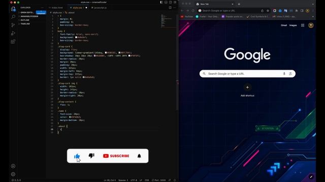 Blog Card HTML CSS | amanselfcoder смотреть онлайн