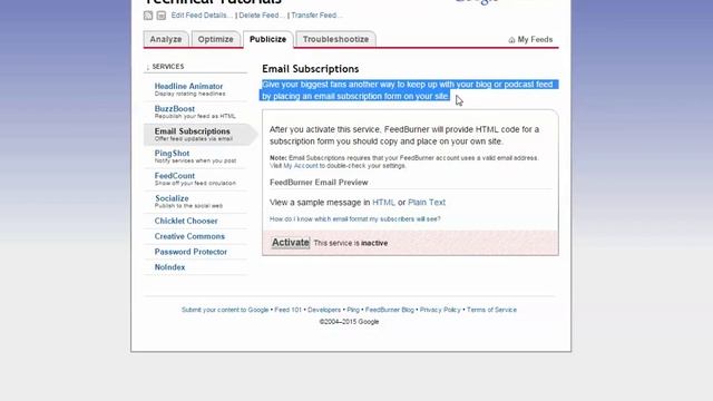 RSS Feed (email subscription) with feedburner for blogger смотреть онлайн