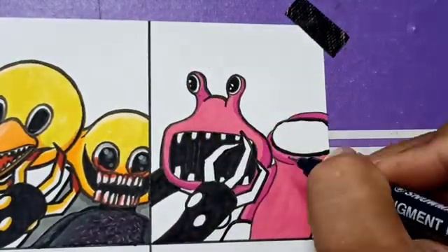 Drawing ROBLOX - Origin Of Rainbow friends #2/Friday Night Funkin'/ Rainbow Friends Story смотреть онлайн