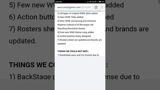 Wrestling Revolution 3D WWE Mod download very easy 100% work смотреть онлайн