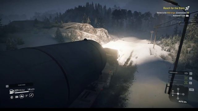 SnowRunner - Launching a Rocket - Trailer Recovery, Rocket Transport and Launch... смотреть онлайн
