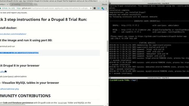 Drupal 8 Trial Experience Run with docker смотреть онлайн