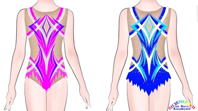 Готовые выкройки с рисунком. Как сшить купальник для художественной гимнастики смотреть онлайн