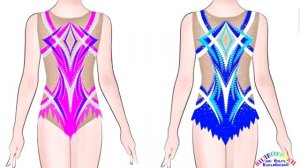Готовые выкройки с рисунком. Как сшить купальник для художественной гимнастики