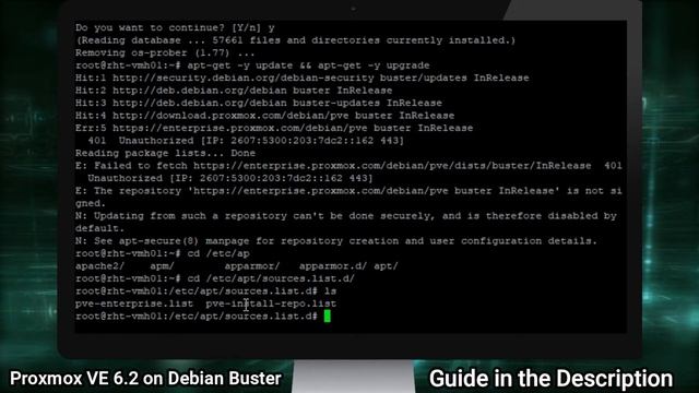 Custom Install of Proxmox VE 6.2 on Debian Buster смотреть онлайн