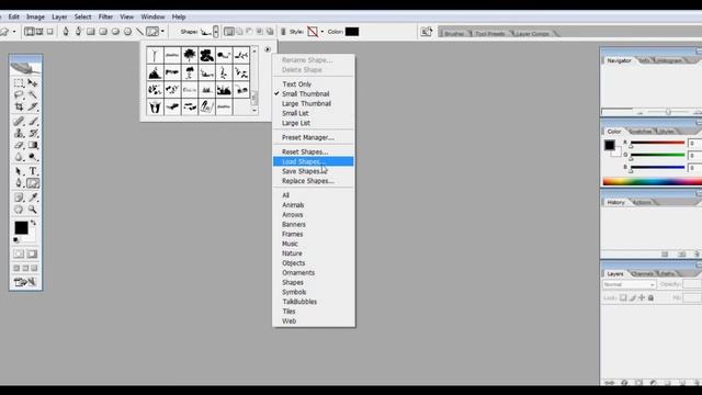 Installation of shapes in photoshop cs2 смотреть онлайн