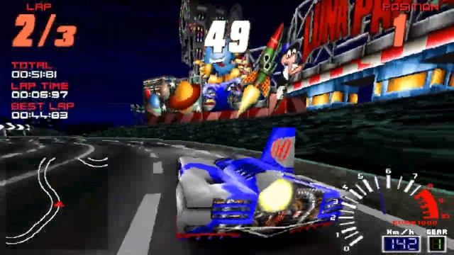Screamer 1995 PC Gameplay Race |Palm City Night | Bullet | смотреть онлайн