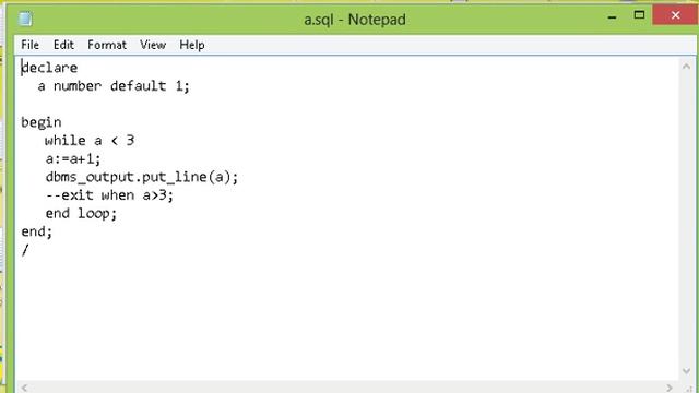 Loops PlSql смотреть онлайн