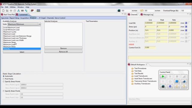 Setting up ASTM E8 with MTESTQuattro смотреть онлайн