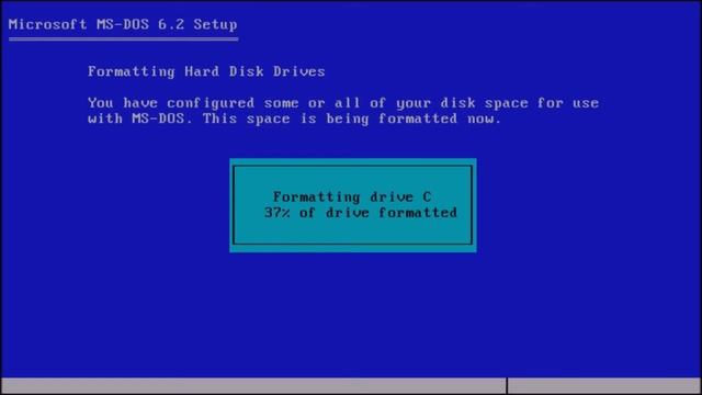 Установка MS-DOS 6.2 на VirtualBox смотреть онлайн