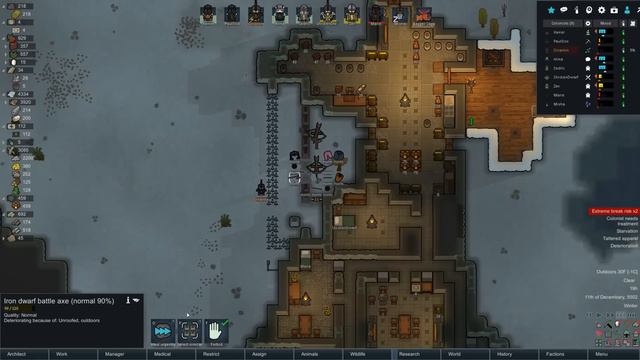 Full Dwarve! #24 Merciless Melee Dwarves s2 Rimworld beta 19 Let's Play Gameplay смотреть онлайн
