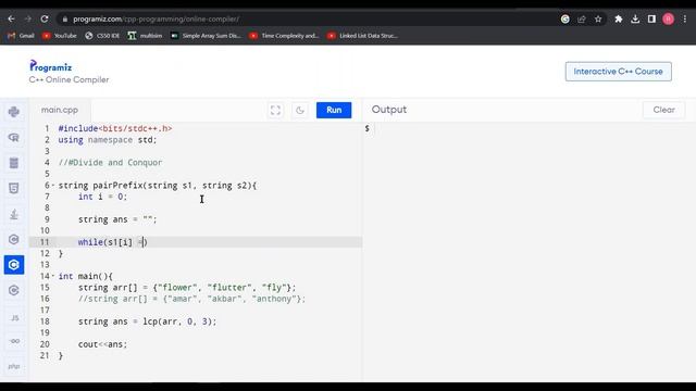 Longest common prefix | 4 Different approaches WITH CODE EXPLANATION | Hindi | Easy смотреть онлайн