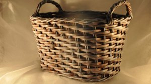 МК. Корзина Объёмная из бумажной лозы. Часть 1.#20(1)