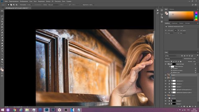 Ретушь (обработка) женского портрета/female portrait retouch смотреть онлайн