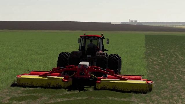 FS19 / СПК "Краснооктябрьский" Покос травы на БЕЛАРУС 4522 смотреть онлайн