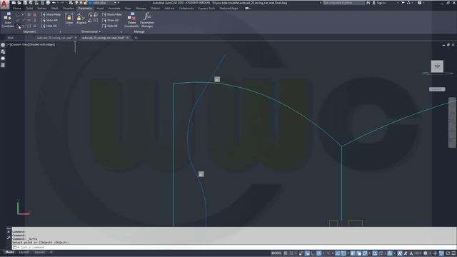 Racing Car Seat Part 1 - Autocad 2020 Training - Part Design смотреть онлайн