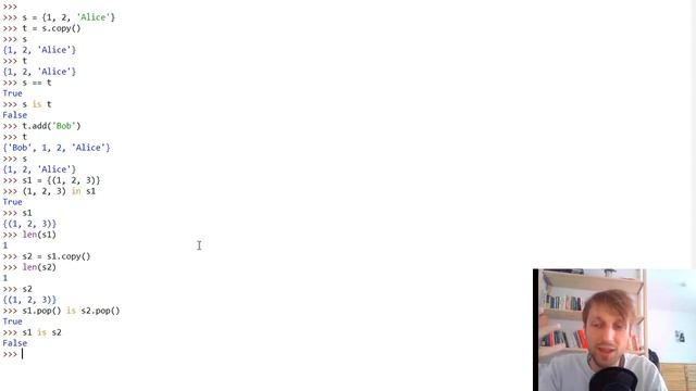 Python Set copy() - Simple Explainer, Deep vs Shallow, Runtime Complexity смотреть онлайн