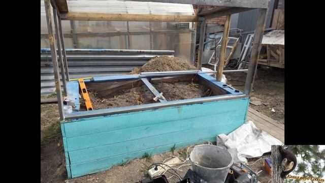 Парник своими руками. Раздвижные дверки. смотреть онлайн