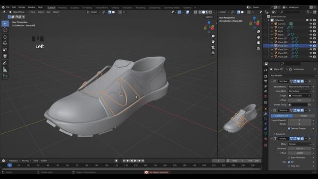 Blender 3D modeling 020( Sneakers ) สรา้งโมเดลรองเท้าผ้าใบ смотреть онлайн