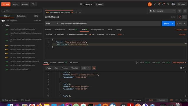 012 Criando seu próprio portfolio do zero com Javascript (MERN) - Salvando Post no MongoDB смотреть онлайн