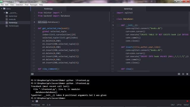 Python 23.2 Object oriented programming - Turning this Application into OOP Style, Part 1 смотреть онлайн