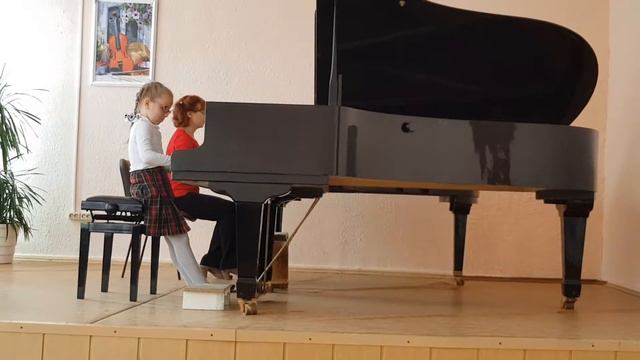 Бах " Полонез " соль минор, Майкапар " Этюд", Беркович " Концерт " до мажор 3 часть смотреть онлайн