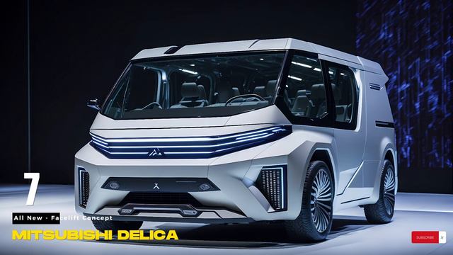 Mitsubishi Delica All New Facelift Concept Car, AI Design смотреть онлайн