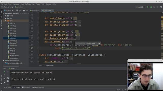 Curso Tkinter - Aula 27 - Trabalhando com calendários - Python смотреть онлайн