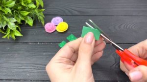 Как сделать Резиночки из фоамирана Простые Цветы из фоамирана