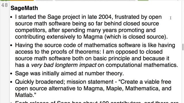 2014-03-31 - SageMath class at Univ of Washington -- lecture 1 смотреть онлайн